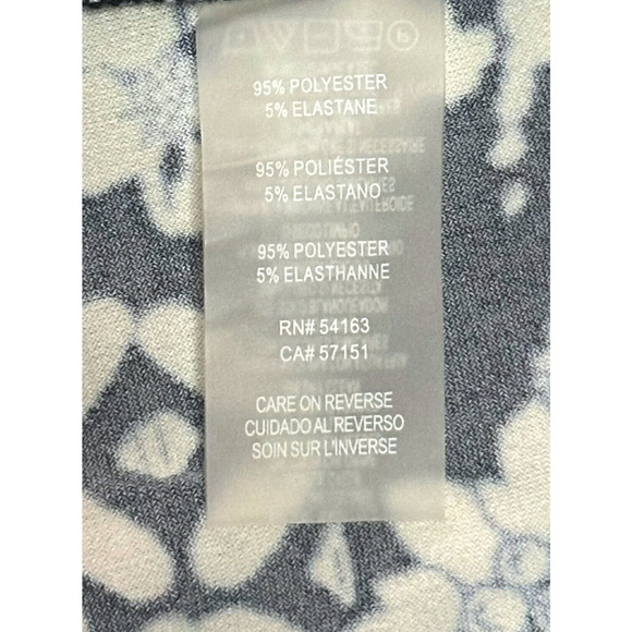 TOMMY HILFIGER Bali Patchwork Jersey Dress Sheath Sleeveless Blue Cocktail 12 - Picture 11 of 12